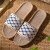 Lace Beige Dark Blue