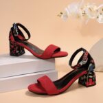 BOX078-Women's Box Heel