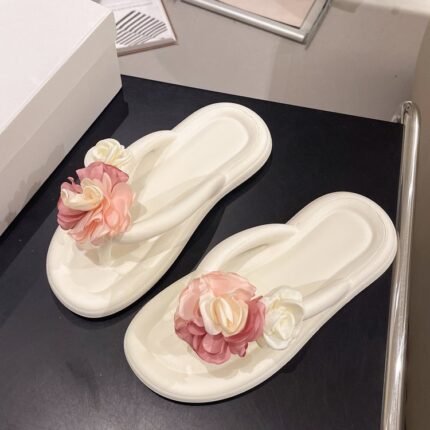 Summer New EVA Flower Flat Women's Slipper