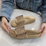 Rhinestone colored women's slippers - Image 8