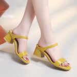 BOX090-Women's Box Heel (Umid Fashion)