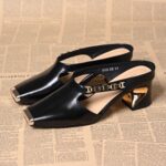 BOX098-Women's Box Heel - Umid Fashion
