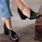 BOX103-Women's Box Heel - Umid Fashion - Image 2