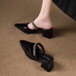 BOX122-Women's Box Heel - Umid Fashion - Image 3