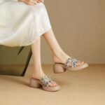 BOX084-Women's Box Heel - Umid Fashion - Image 3