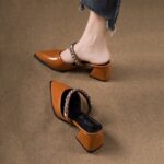 BOX122-Women's Box Heel - Umid Fashion - Image 4