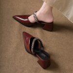 BOX122-Women's Box Heel - Umid Fashion - Image 3