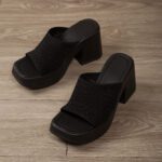 BOX123-Women's Box Heel - Umid Fashion